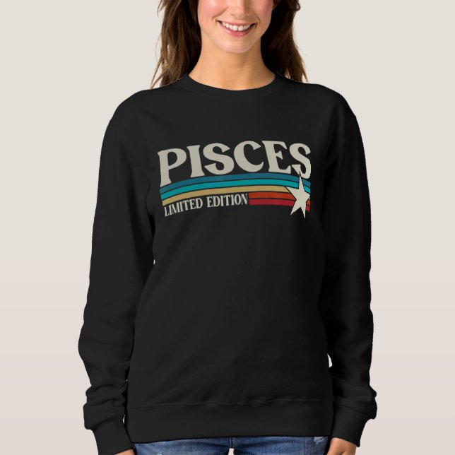 Pisces Zodiac Sign Sweatshirt (Front)