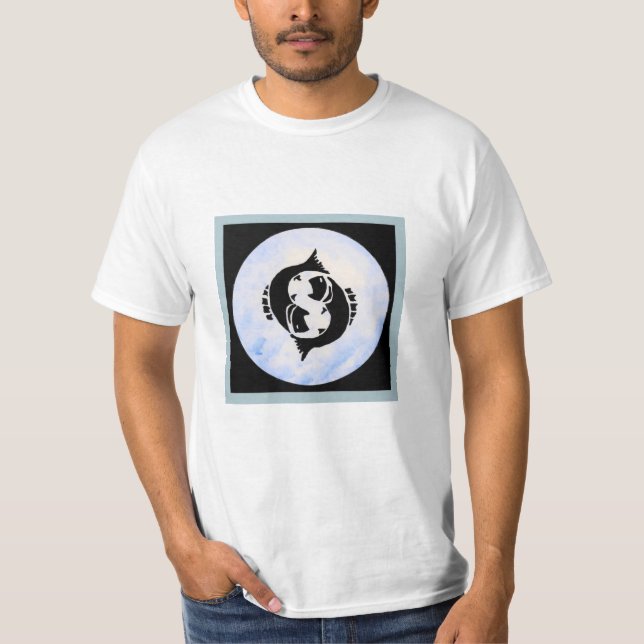 Pisces Zodiac Sign T-Shirt (Front)
