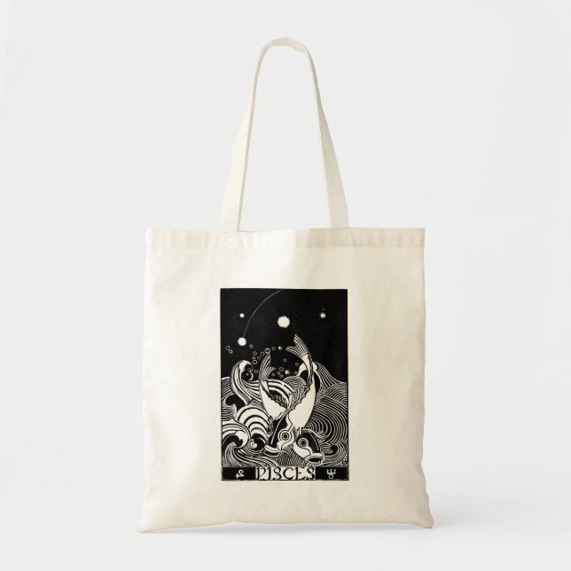 Pisces Zodiac Sign  Tote Bag (Front)