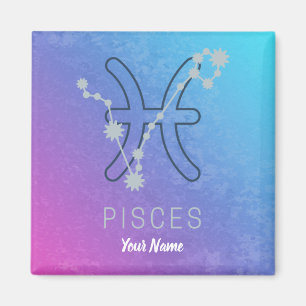Pisces Zodiac Star Sign Horoscope Constellation Magnet