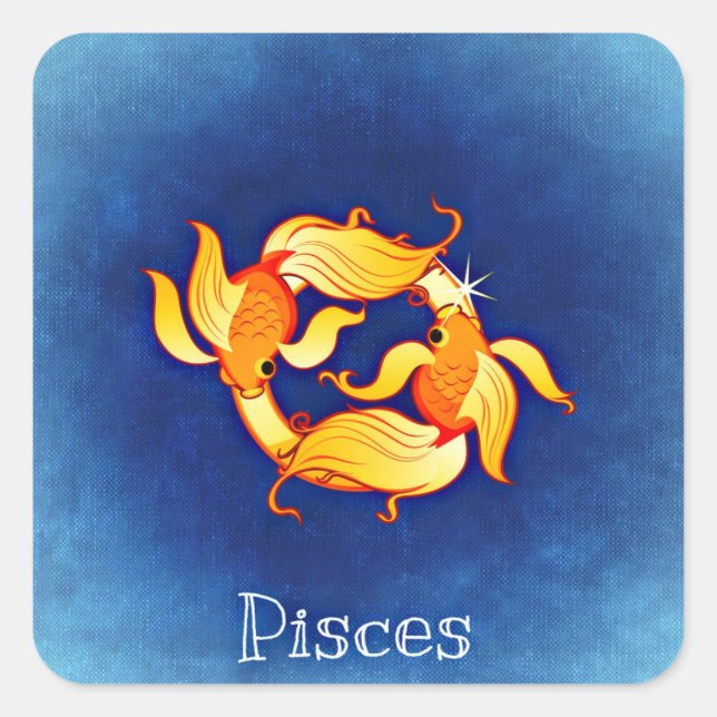 pisces zodiac stickers (Front)