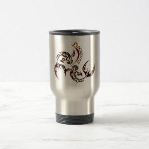 Pisces Zodiac Tumbler Travel Mug