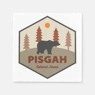 Pisgah National Forest Bear Napkin