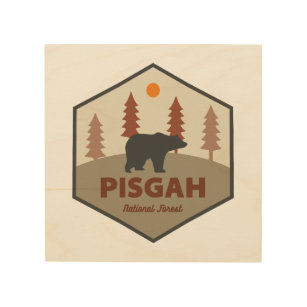 Pisgah National Forest Bear Wood Wall Art