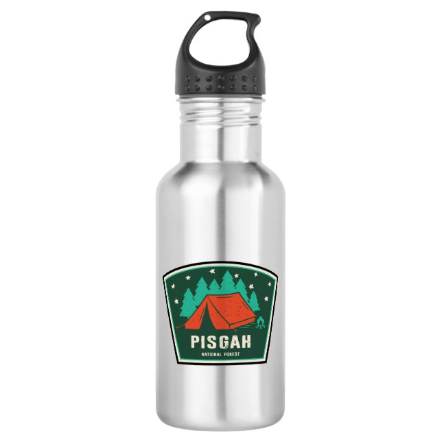 Pisgah National Forest Camping 532 Ml Water Bottle (Front)