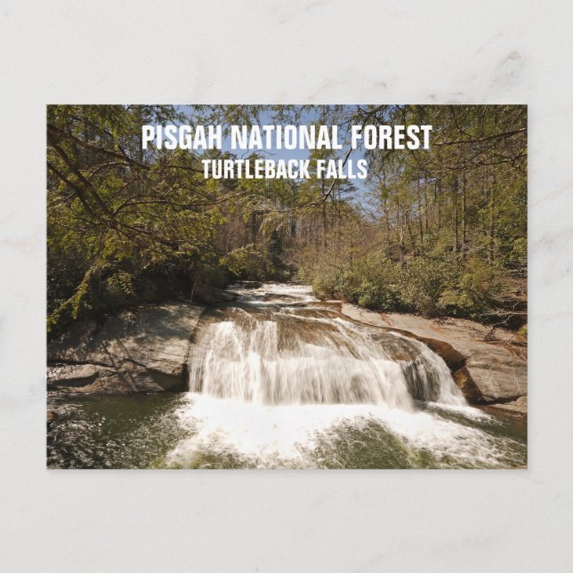 Pisgah National Forest North Carolina Waterfall Postcard (Front)