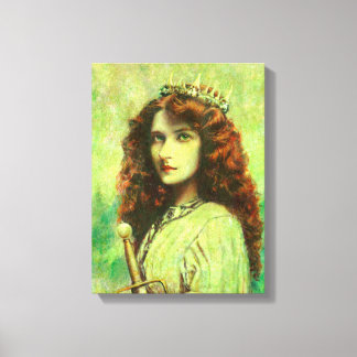 Piskie Queen Wrapped Canvas