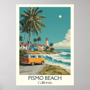 Pismo Beach California Art Print   Classic CA