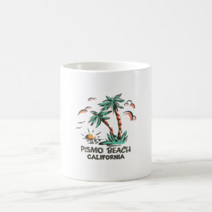 Pismo Beach - California-Colourful Sunset Coffee Mug