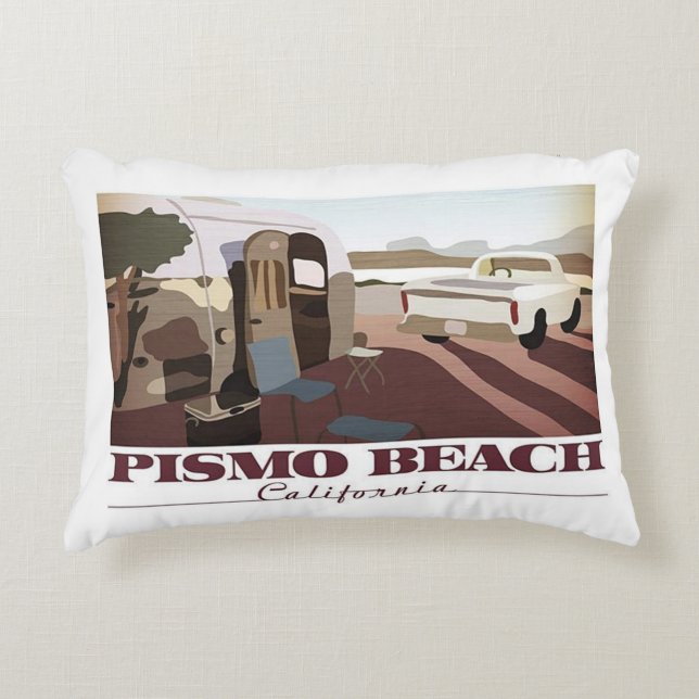 Pismo Beach, California Decorative Cushion (Front)