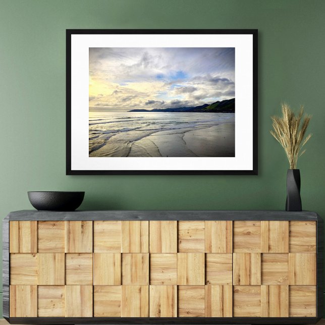 Pismo Beach California Dramatic Bold Sunset Photo Poster (Creator Uploaded)