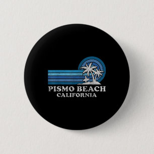 Pismo Beach California Family Summer Vacation Vint 6 Cm Round Badge