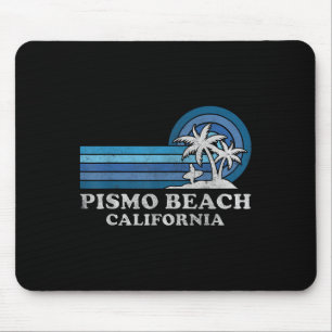 Pismo Beach California Family Summer Vacation Vint Mouse Mat
