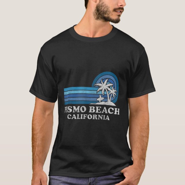 Pismo Beach California Family Summer Vacation Vint T-Shirt (Front)
