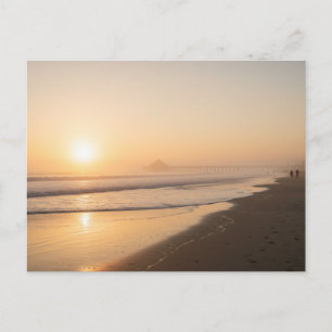  Pismo Beach, California Golden Sunrise Postcard