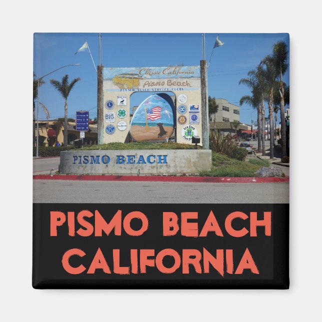 Pismo Beach California Magnet (Front)