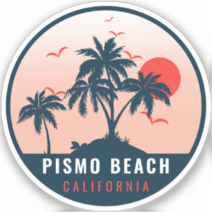 Pismo Beach California Retro Sunset Souvenirs 60s