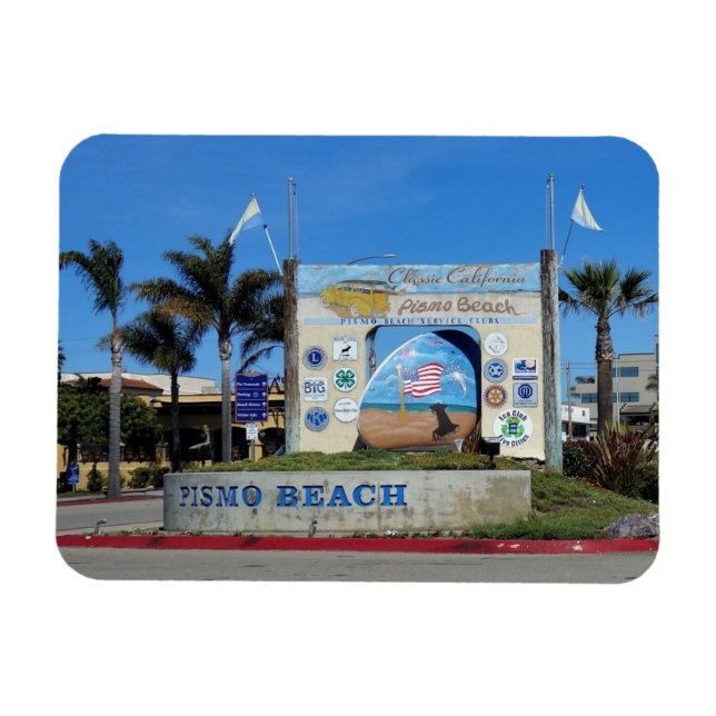 Pismo Beach California Souvenir  Magnet (Horizontal)