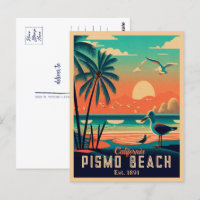 Pismo Beach California Sunset Souvenirs 1960s