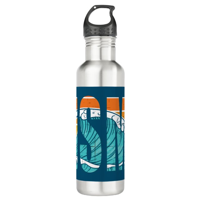 Pismo Beach California Surf 710 Ml Water Bottle (Front)