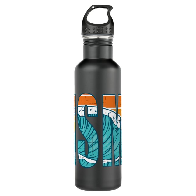 Pismo Beach California Surf 710 Ml Water Bottle (Front)