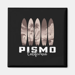 Pismo Beach California Surfboard Men Women Surfing Magnet