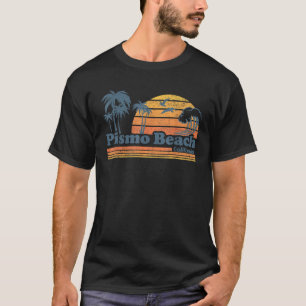 Pismo Beach California Vacation Cute Vintage Cali T-Shirt