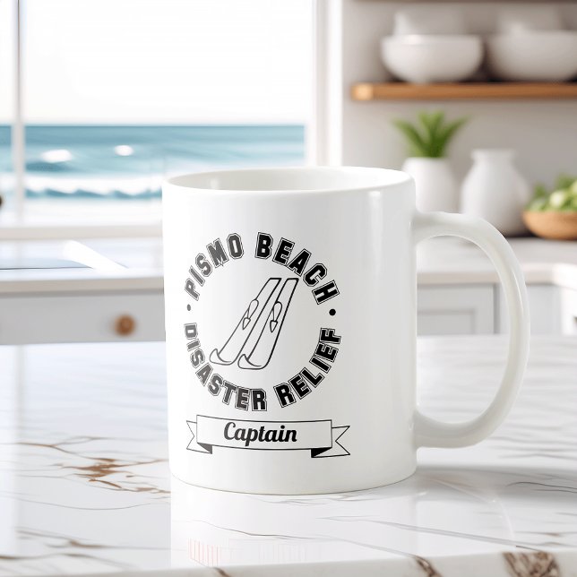 Pismo Beach Disaster Relief Captain Mug (Creator Uploaded)
