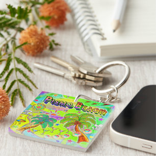 Pismo Beach Mind Focus Keychain