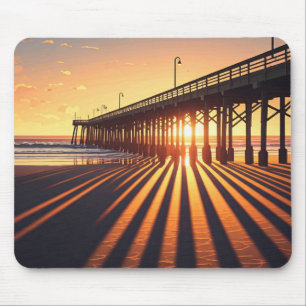 Pismo Beach Pier California Mouse Mat