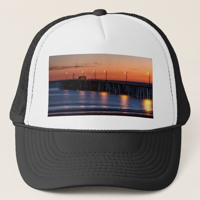 Pismo Beach Pier Trucker Hat (Front)