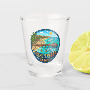 Pismo Beach Pier USA Shot Glass
