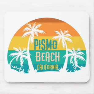 Pismo Beach Retro Mouse Mat