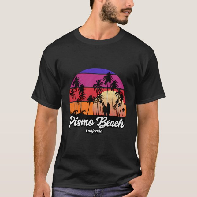 Pismo Beach Vintage California T-Shirt (Front)