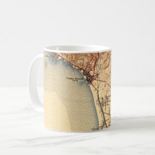Pismo Beach Vintage Map Coffee Mug