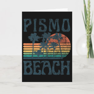 Pismo California Beach Summer Vacation Vintage Card