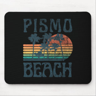Pismo California Beach Summer Vacation Vintage  Mouse Mat