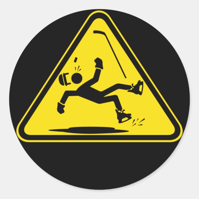 Piso Mojado Logo on Black Sticker (Front)