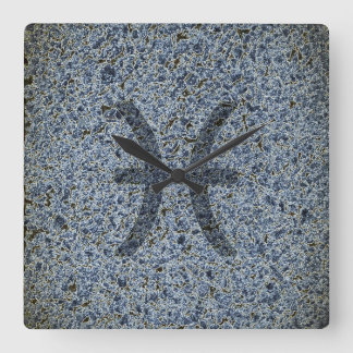 piss square wall clock