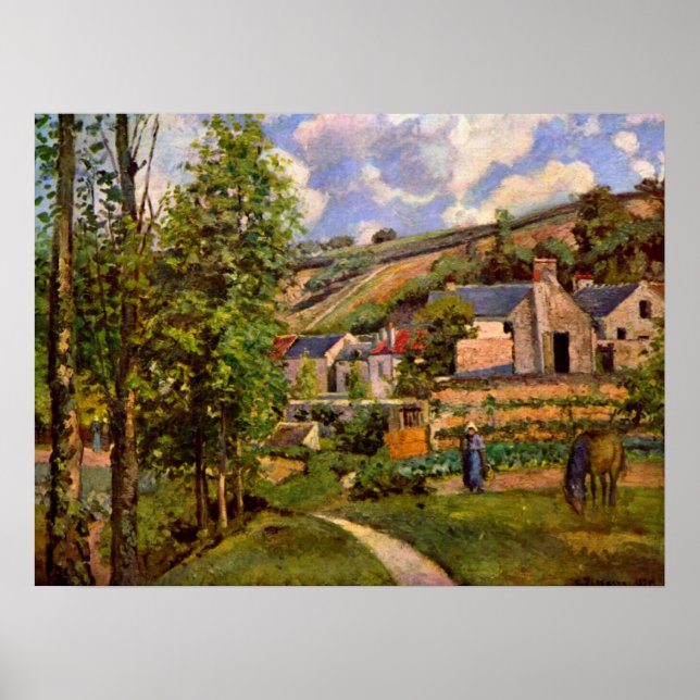 Pissarro Art Work Landscape Poster (Front)