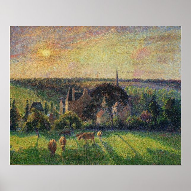 Pissarro - At Eragny 1897 Poster (Front)