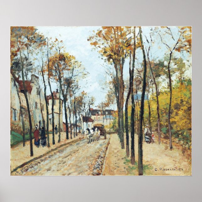 Pissarro - Boulevard Des Fosses Pontoise 1872 Poster (Front)