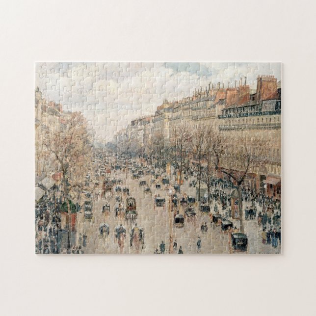 Pissarro - Boulevard Montmartre, Afternoon Sun Jigsaw Puzzle (Horizontal)