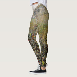 Pissarro - Boulevard Montmartre, Mardi Gras Leggings