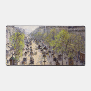 Pissarro - Boulevard Montmartre, Spring Desk Mat