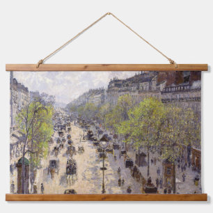 Pissarro - Boulevard Montmartre, Spring Hanging Tapestry