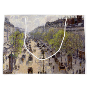 Pissarro - Boulevard Montmartre, Spring Large Gift Bag