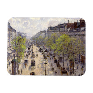 Pissarro - Boulevard Montmartre, Spring Magnet