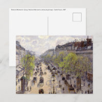 Pissarro - Boulevard Montmartre, Spring