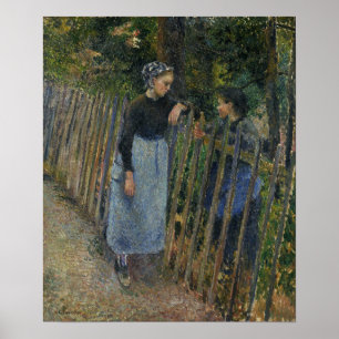 Pissarro - Conversation Poster